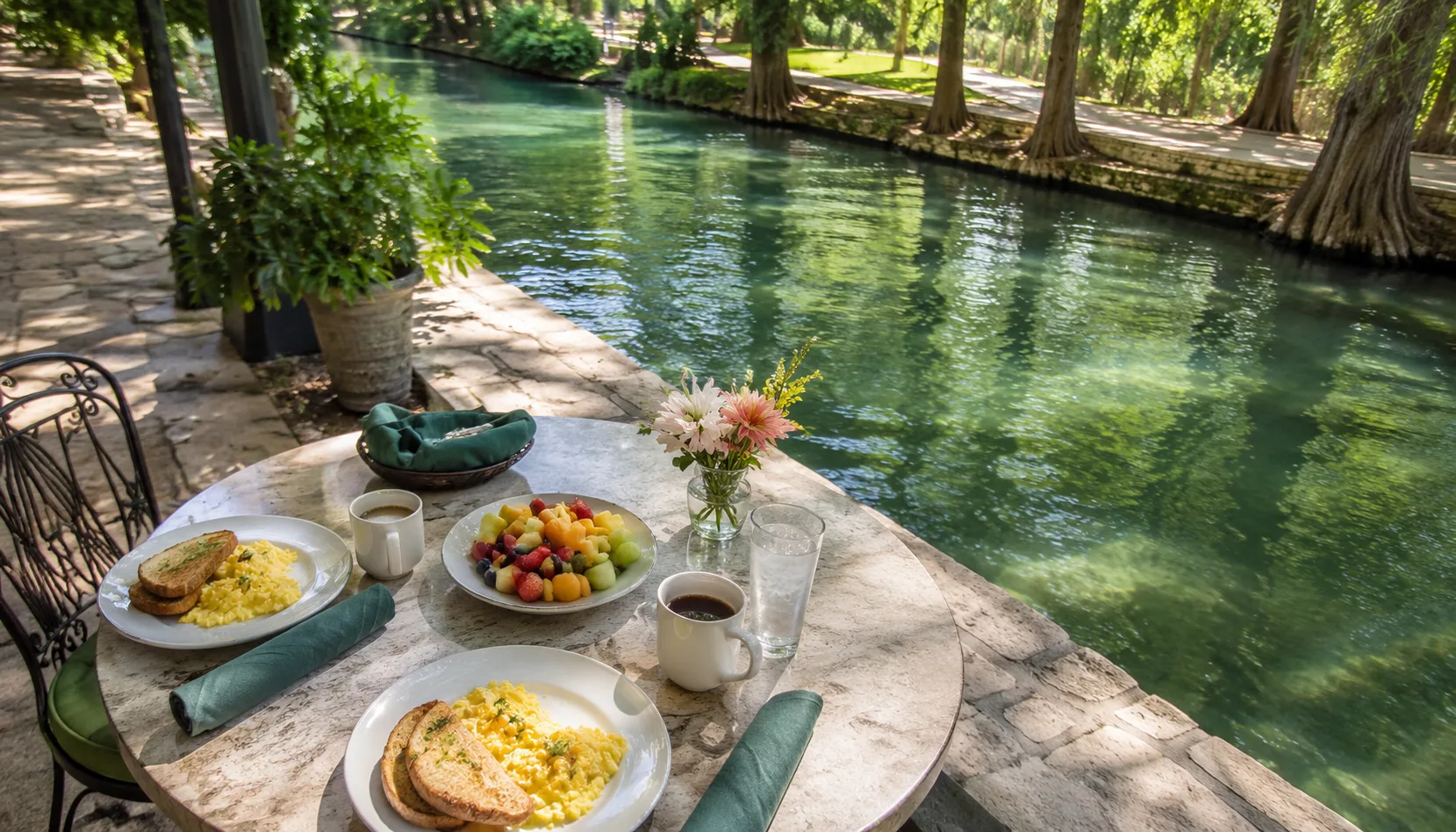 River Walk brunch in San Antonio