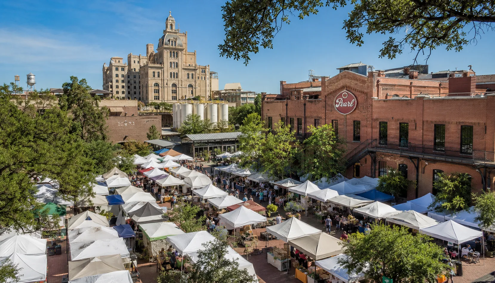 Pearl Farmers Market budget morning San Antonio