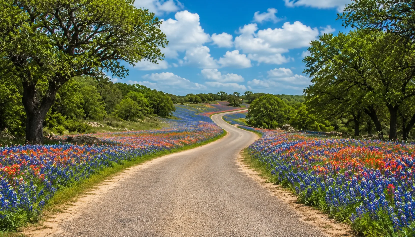 Hill Country spring wildflowers bluebonnets