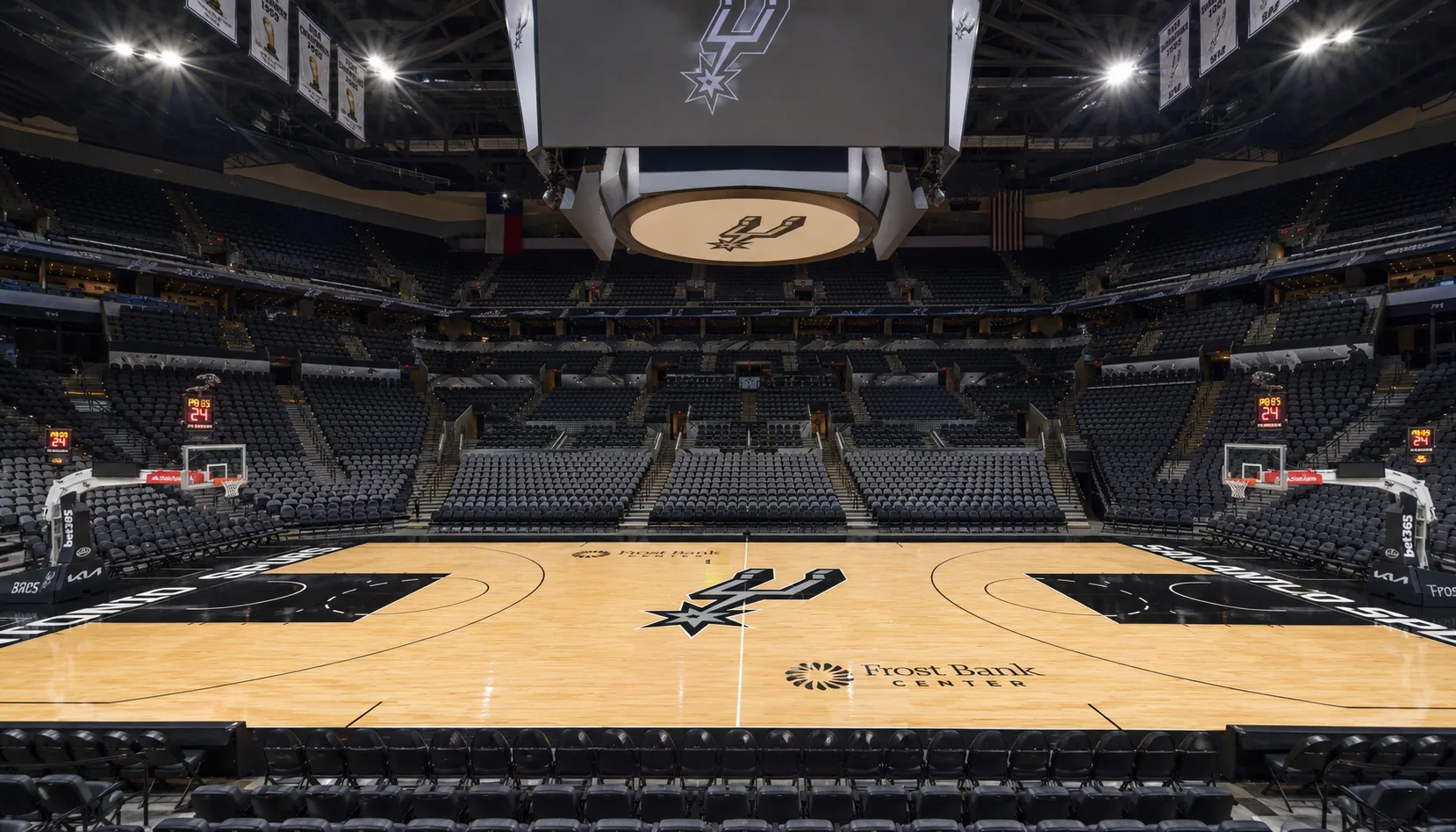 AT&T Center arena interior San Antonio Spurs